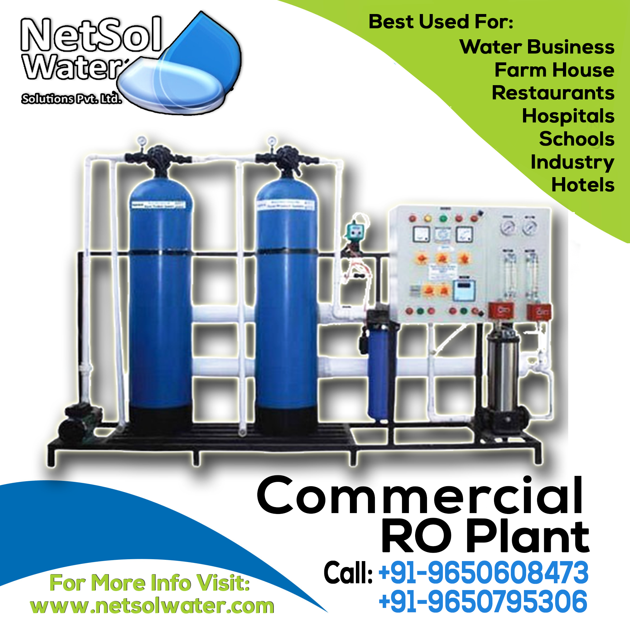 Commercial RO Service: Industrial RO Plant Repair Service.