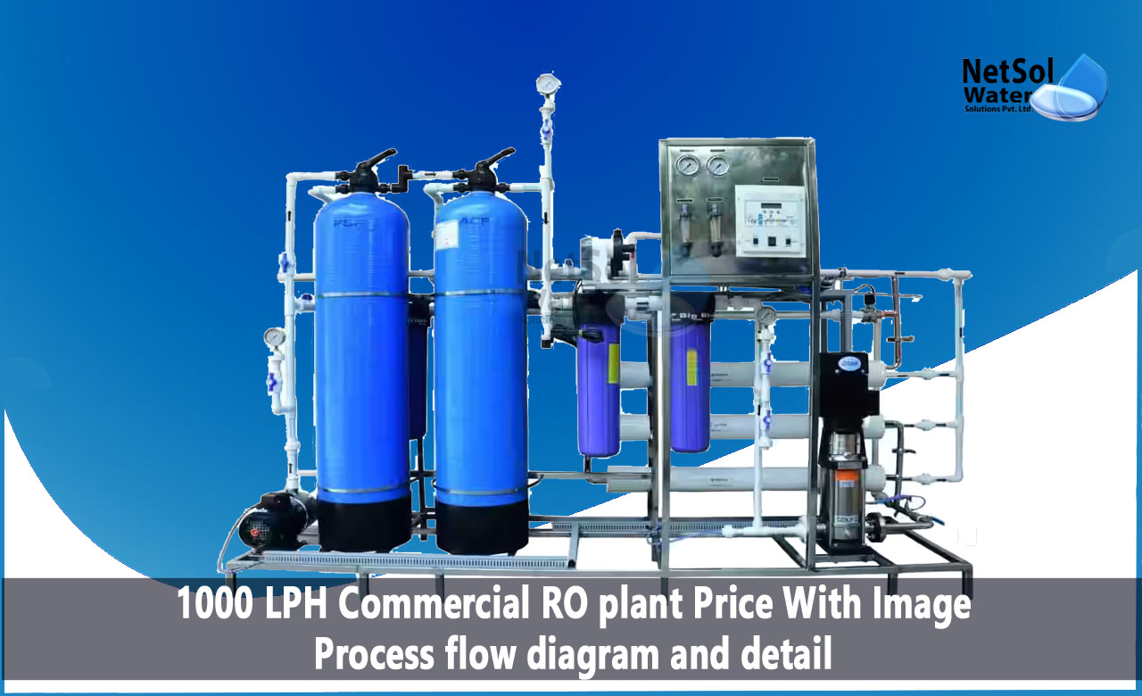 1000 LPH Commercial RO plant Price, ro water plant 1000 lph price in india