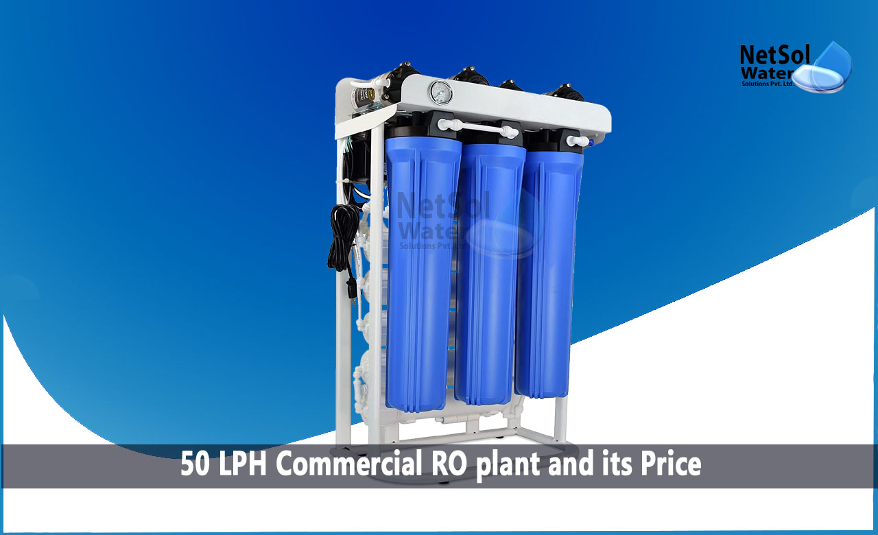 50 lph ro plant price, 50 lph ro plant specification, 50 LPH Commercial RO plant and its Price