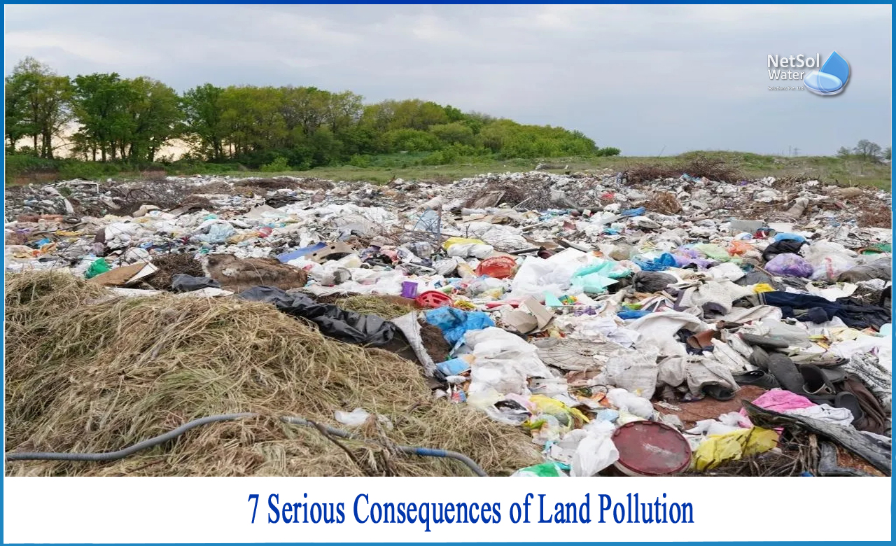 types of land pollution, land pollution effects on human health, diseases caused by land pollution