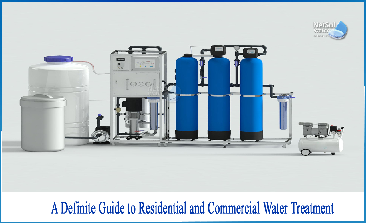 purification of water for industrial use, water treatment process steps, purification of water