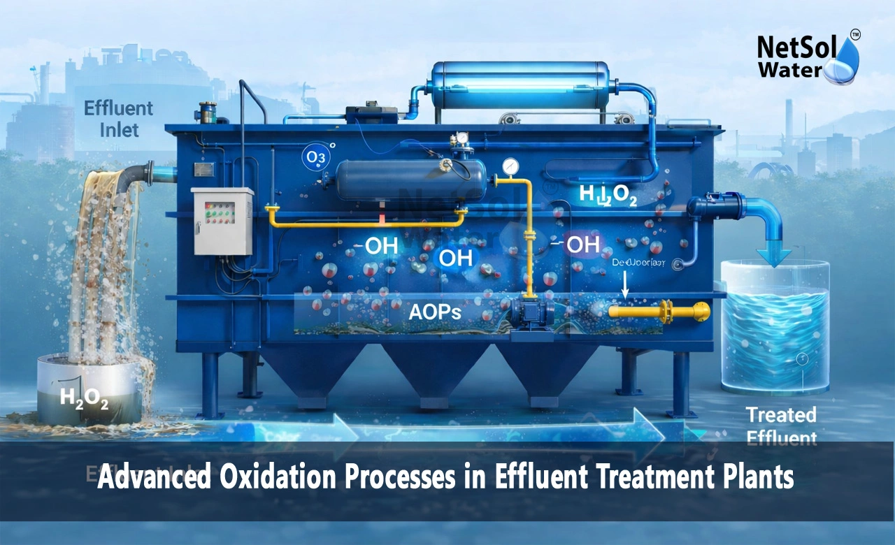 What are advanced oxidation processes for wastewater treatment, What is an example of an advanced oxidation process, Advanced Oxidation Processes in ETP Plants