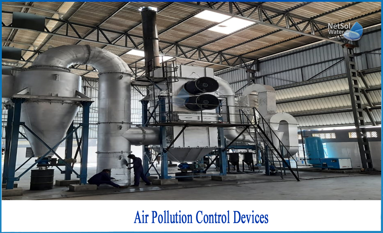 air pollution control devices, air pollution control equipment in industries, air pollution control equipment design