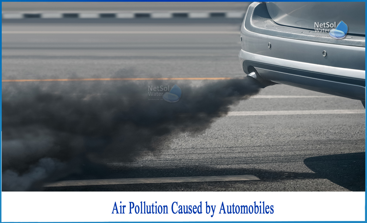 how to reduce air pollution caused by vehicles, air pollution caused by vehicles in india, automobile pollution and control