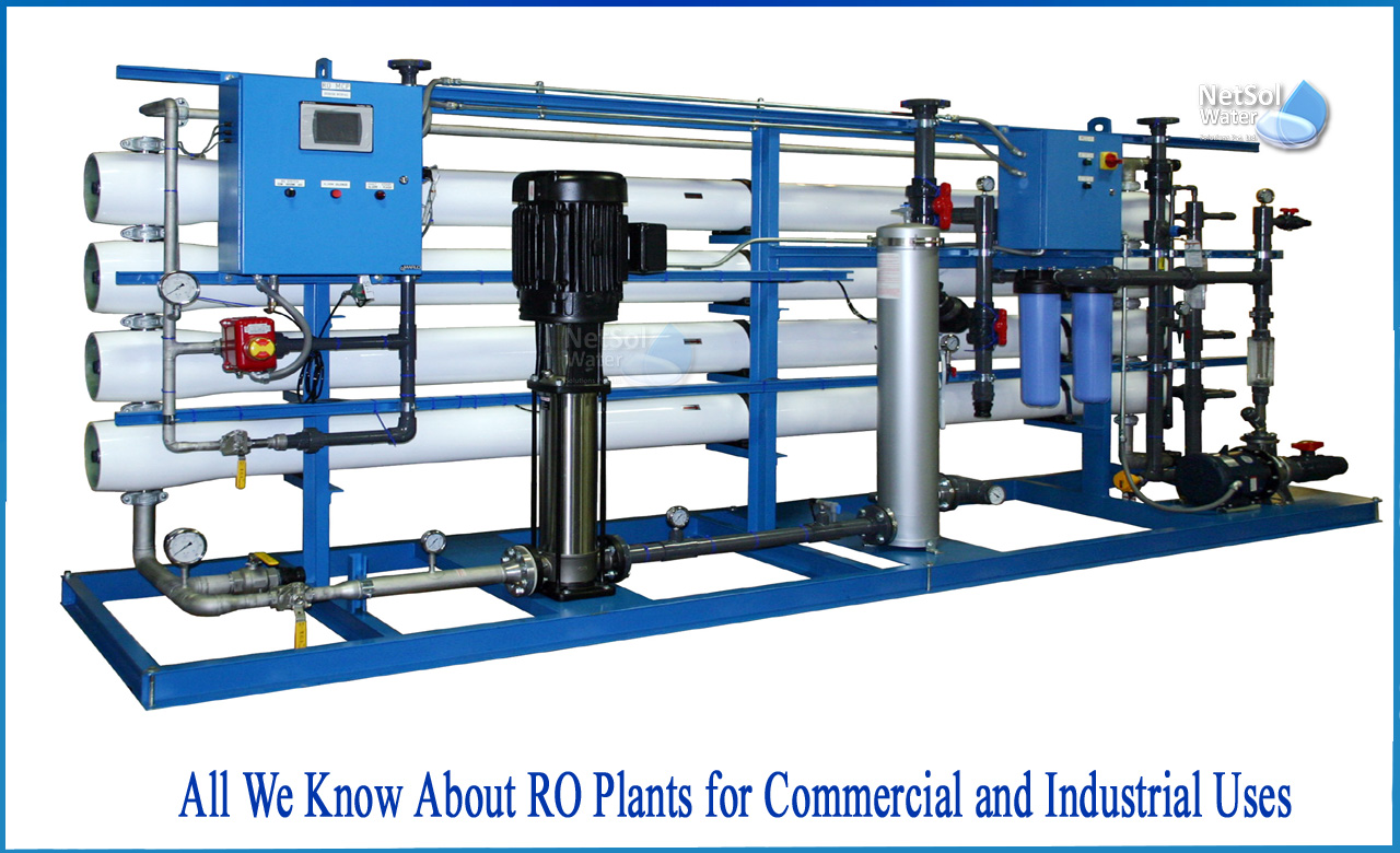 industrial applications of reverse osmosis, commercial ro plant, types of ro plant