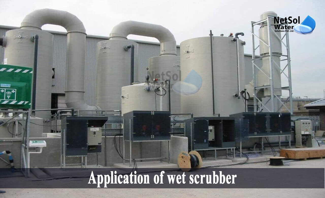 types of wet scrubber, wet scrubber advantages and disadvantages, wet scrubber working principle