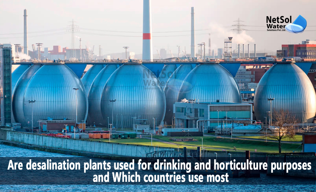 Countries that rely on desalination, Is desalinated water suitable for use for drinking and cultivation