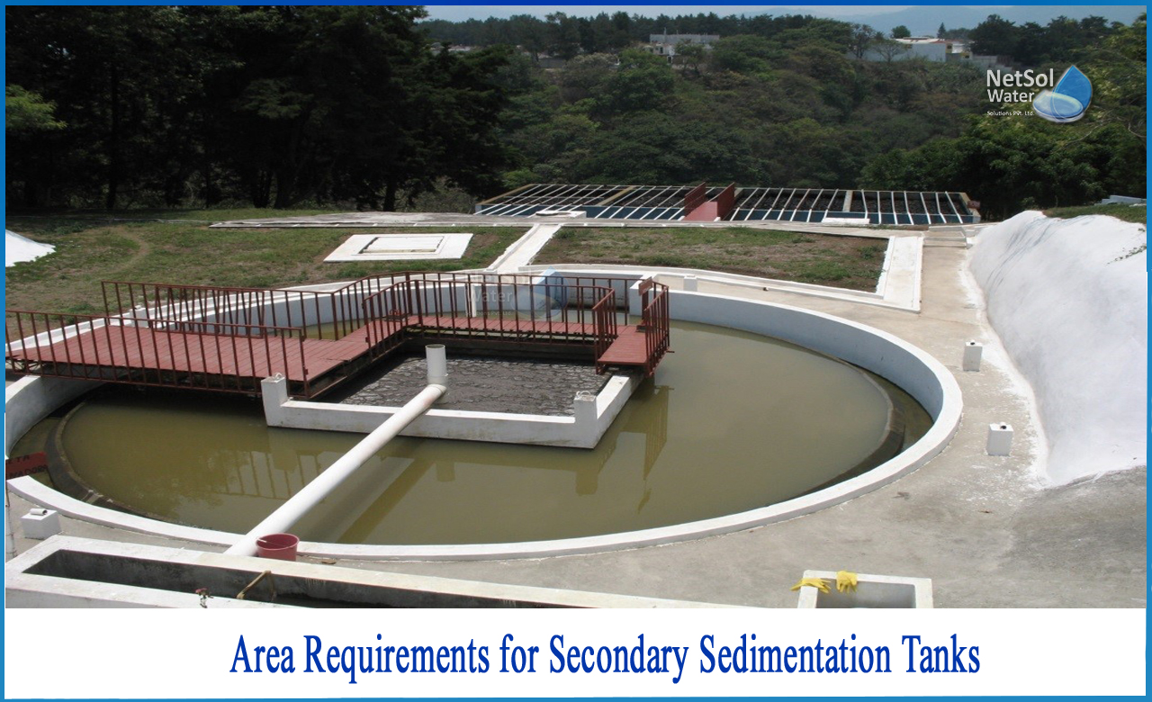 function of secondary sedimentation tank, difference between primary and secondary sedimentation tank, types of sedimentation tanks in water treatment