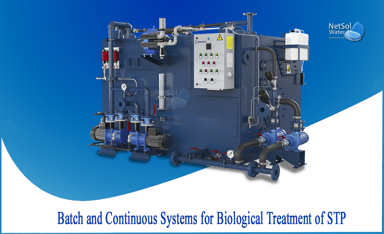 sequencing batch reactor, types of biological treatment of wastewater, sequencing batch reactor in wastewater treatment