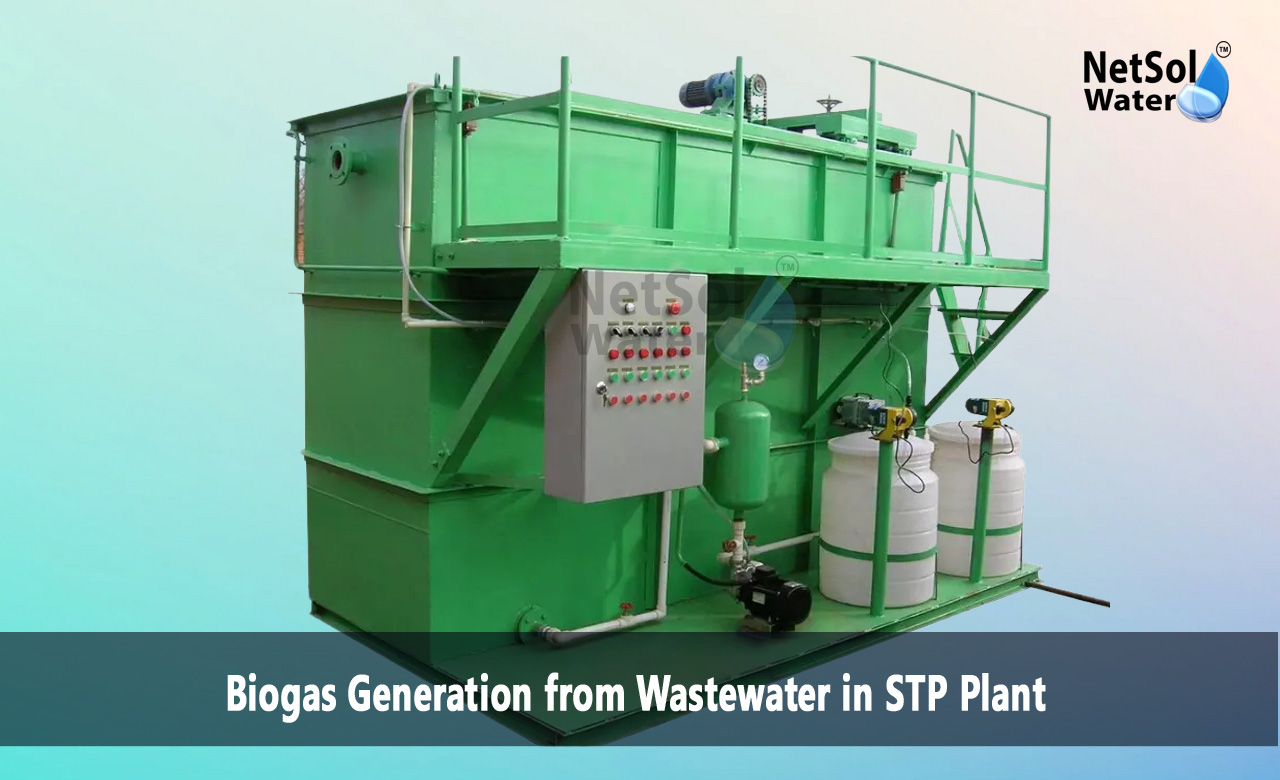 How to produce biogas from a sewage treatment plant, How much biogas is produced from wastewater sludge, How much biogas is produced from sewage