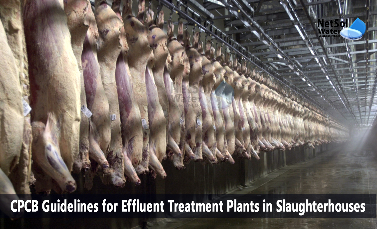 slaughterhouse guidelines india, slaughterhouse waste management in india, wastewater discharge standards by cpcb