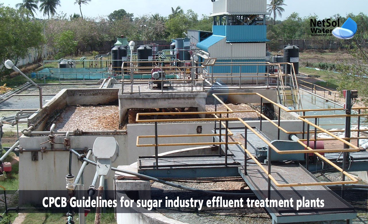 pollution control in sugar industry, CPCB Guidelines for sugar industry effluent treatment plants
