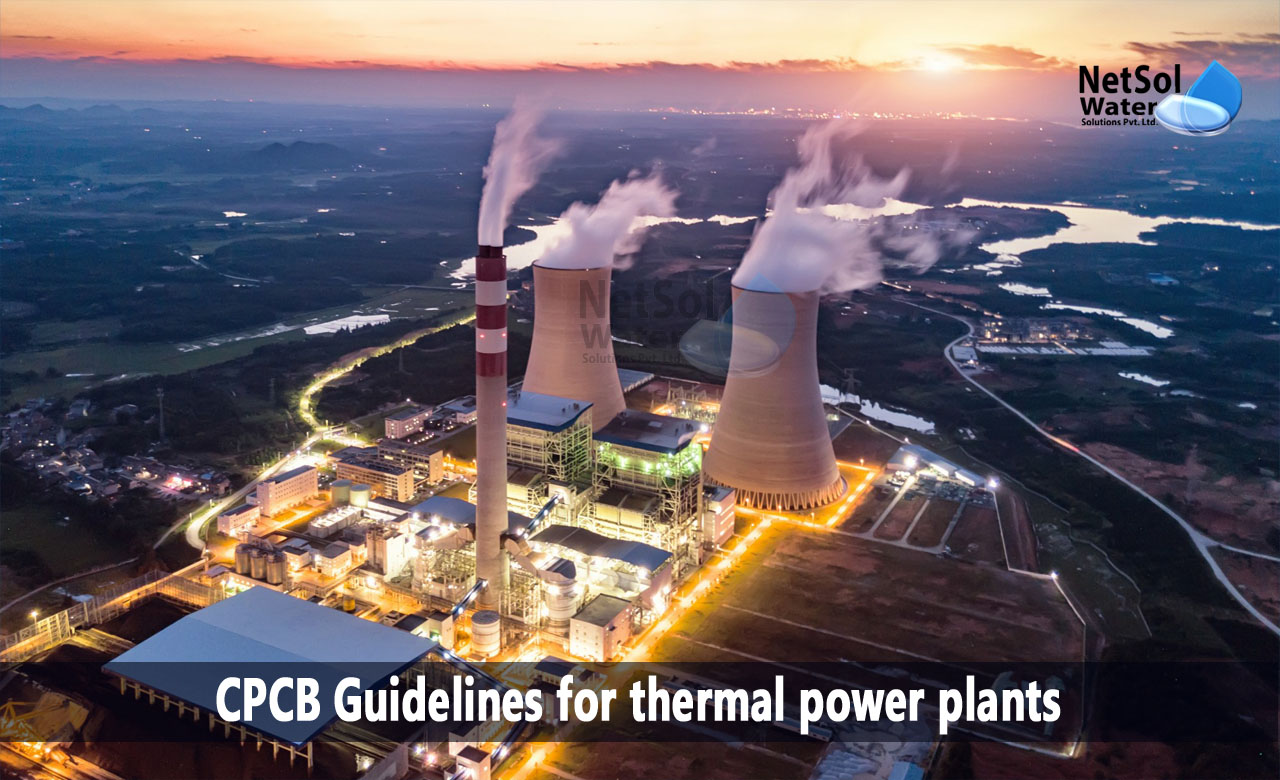 CPCB Guidelines for thermal power plants, thermal power plant emission standards india, new environmental norms for thermal power plant