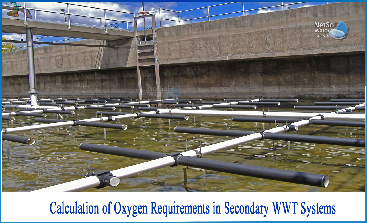 standard oxygen requirement calculation, oxygen requirement calculation aeration tank, oxygen requirement activated sludge