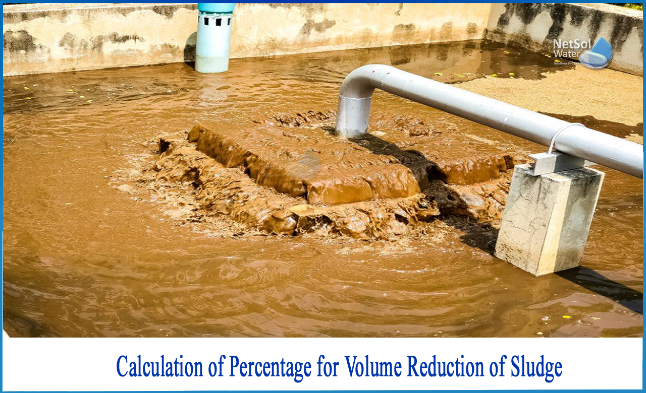 waste activated sludge calculation, return sludge ratio, percentage of sludge in wastewater