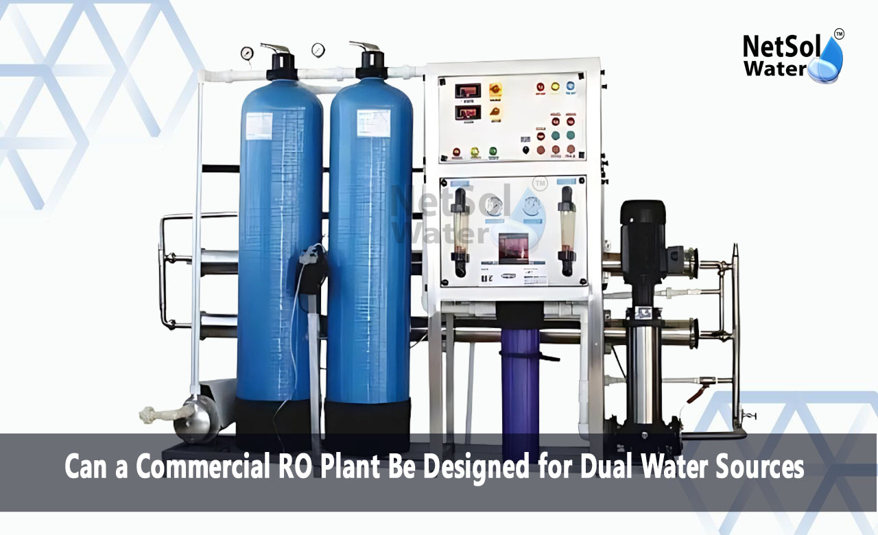 Can a Commercial RO Plant Be Designed for Dual Water Sources