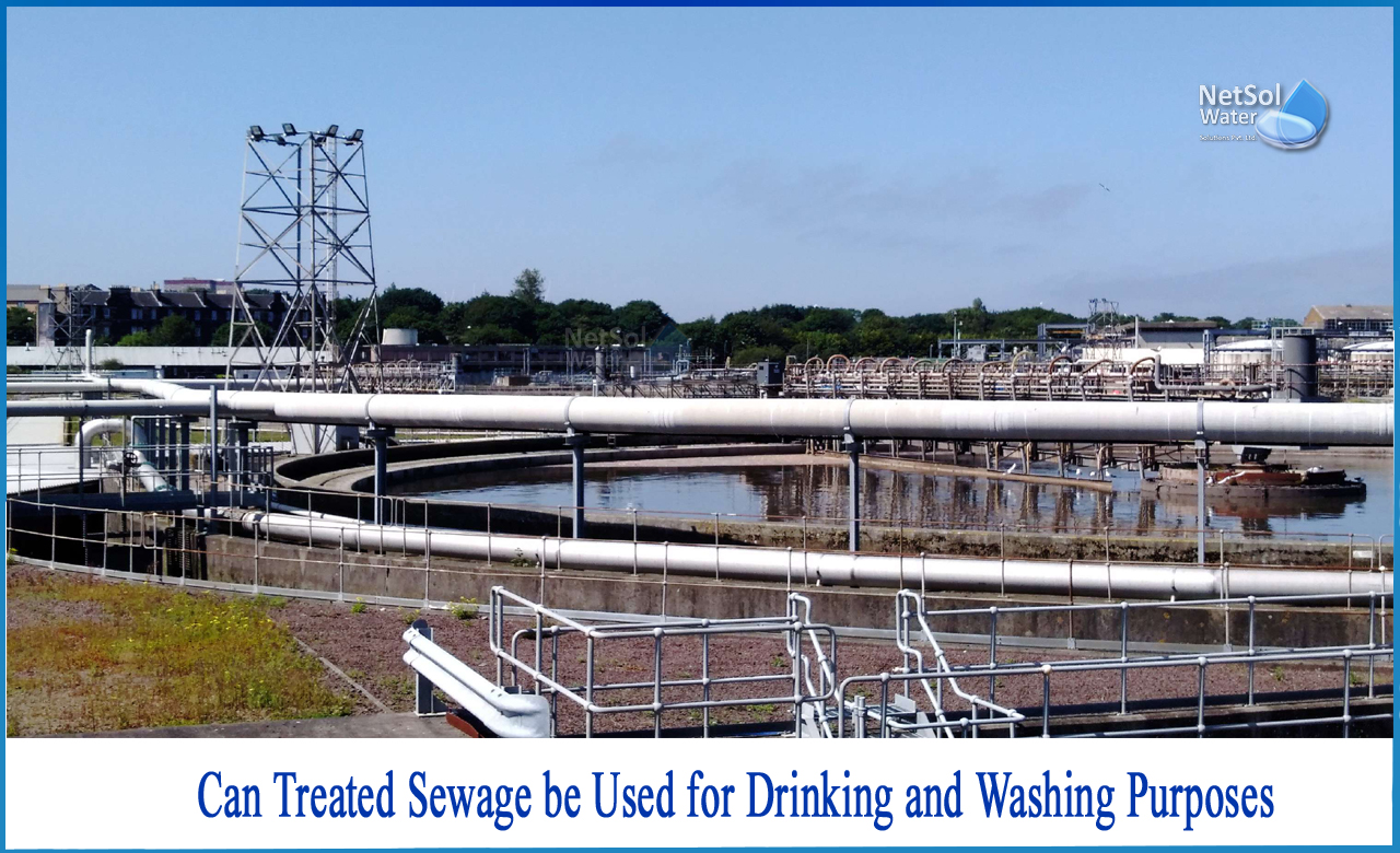 can sewage water be treated for drinking, how to purify sewage water to drinking water, what are the uses of treated wastewater