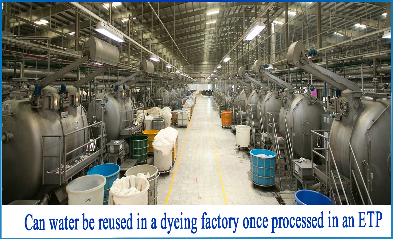 dye industry wastewater treatment, reduction of waste water in dyeing industry, wastewater management in textile industry
