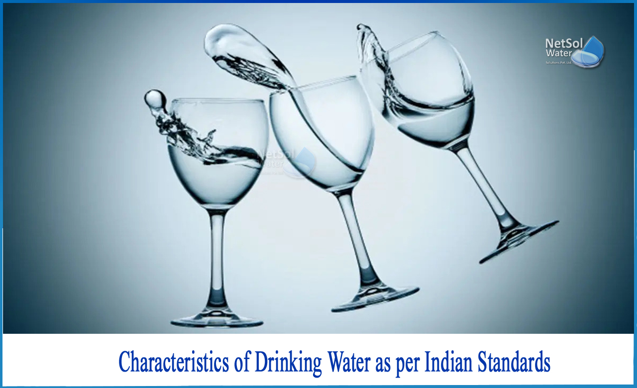 indian standard for drinking water, drinking water quality standards table, icmr standards for drinking water