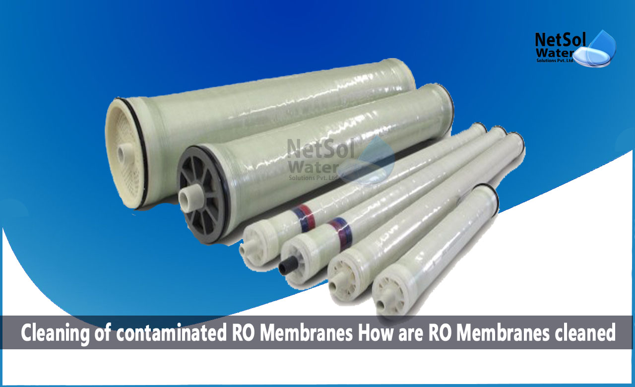 How are RO membranes cleaned, Membrane failure in RO Plants, Cleaning of contaminated RO Membranes