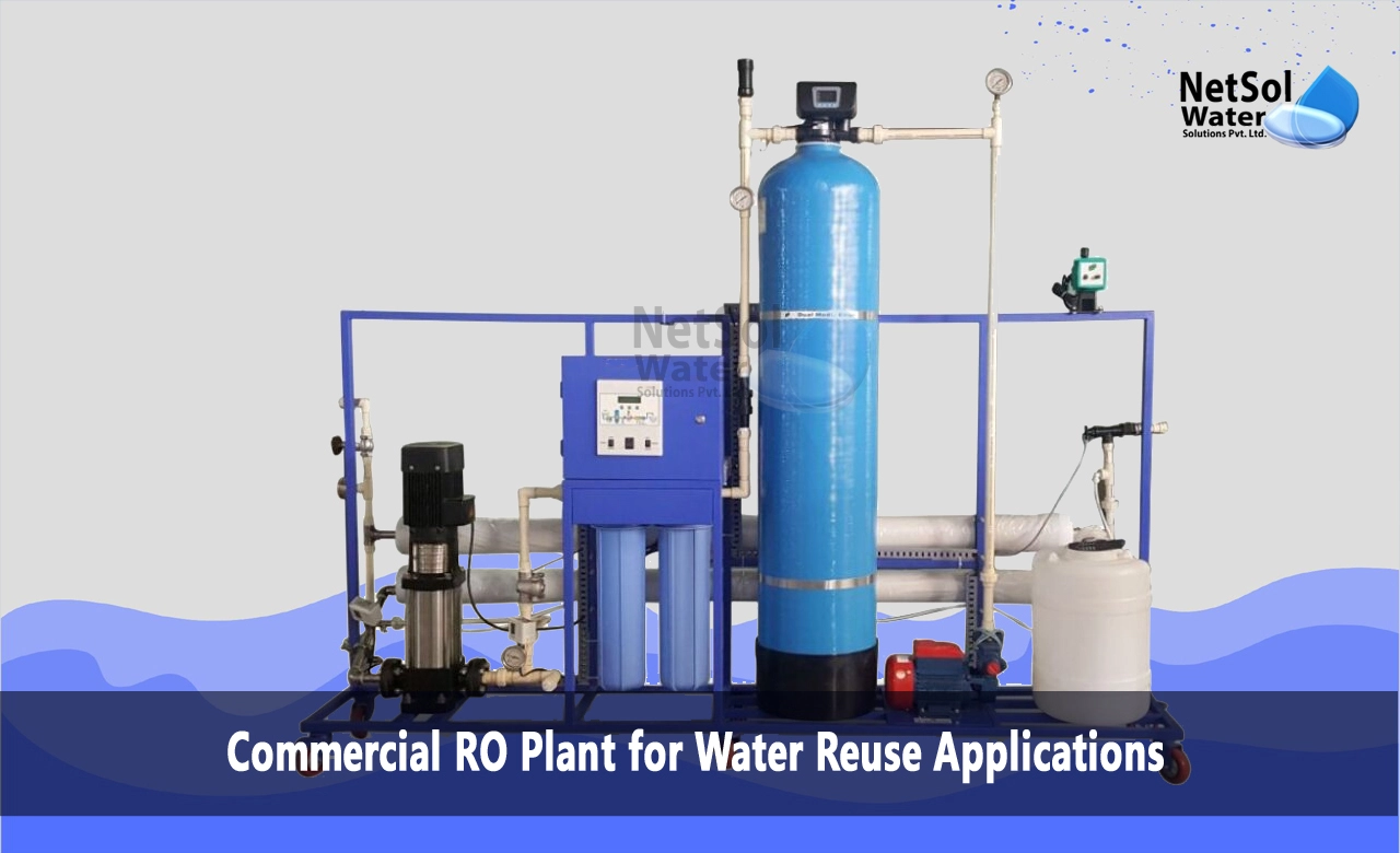 What are the applications of RO water plant, What is the use of RO plant in industry, Commercial RO Plant for Water Reuse Applications