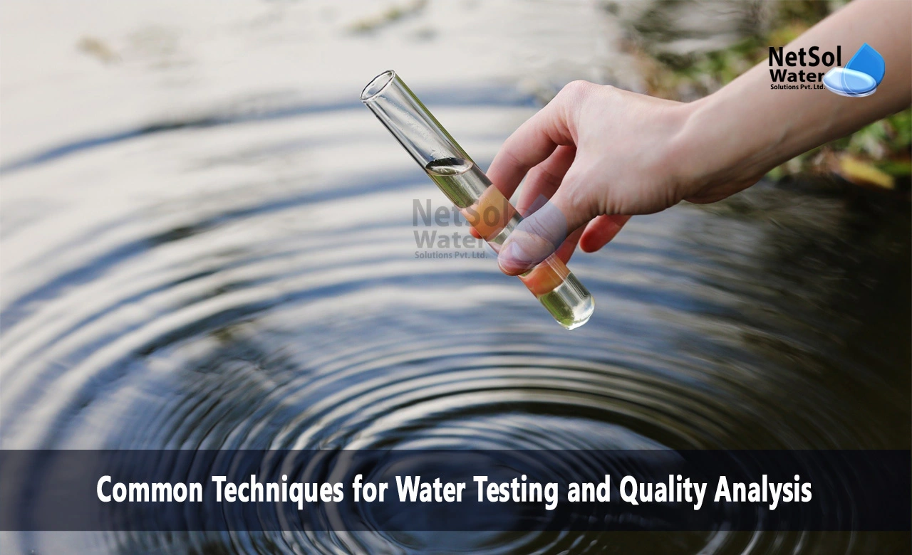 water testing methods, water quality testing methods, water quality analysis