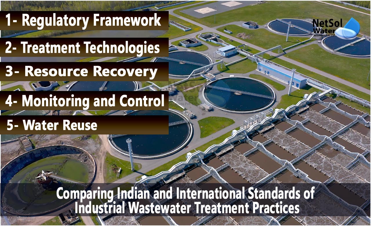 Industrial wastewater treatment practices Indian vs international, sewage treatment plant guidelines in India
