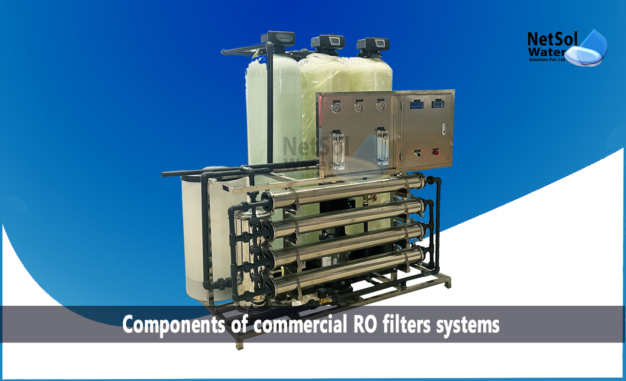 What are the Components of commercial RO filters systems, How to choose the components of commercial RO filters
