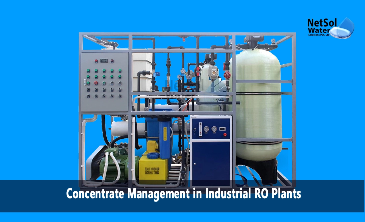 What is concentrate in reverse osmosis, What is concentrate in water treatment, Concentrate Management in Industrial RO Plants