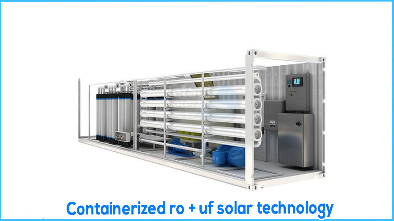 Containerized RO+UF solar technology