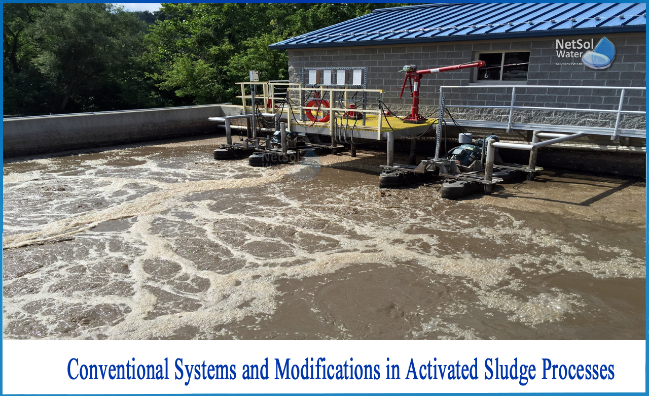 step aeration activated sludge process, modification of activated sludge process, tapered aeration process