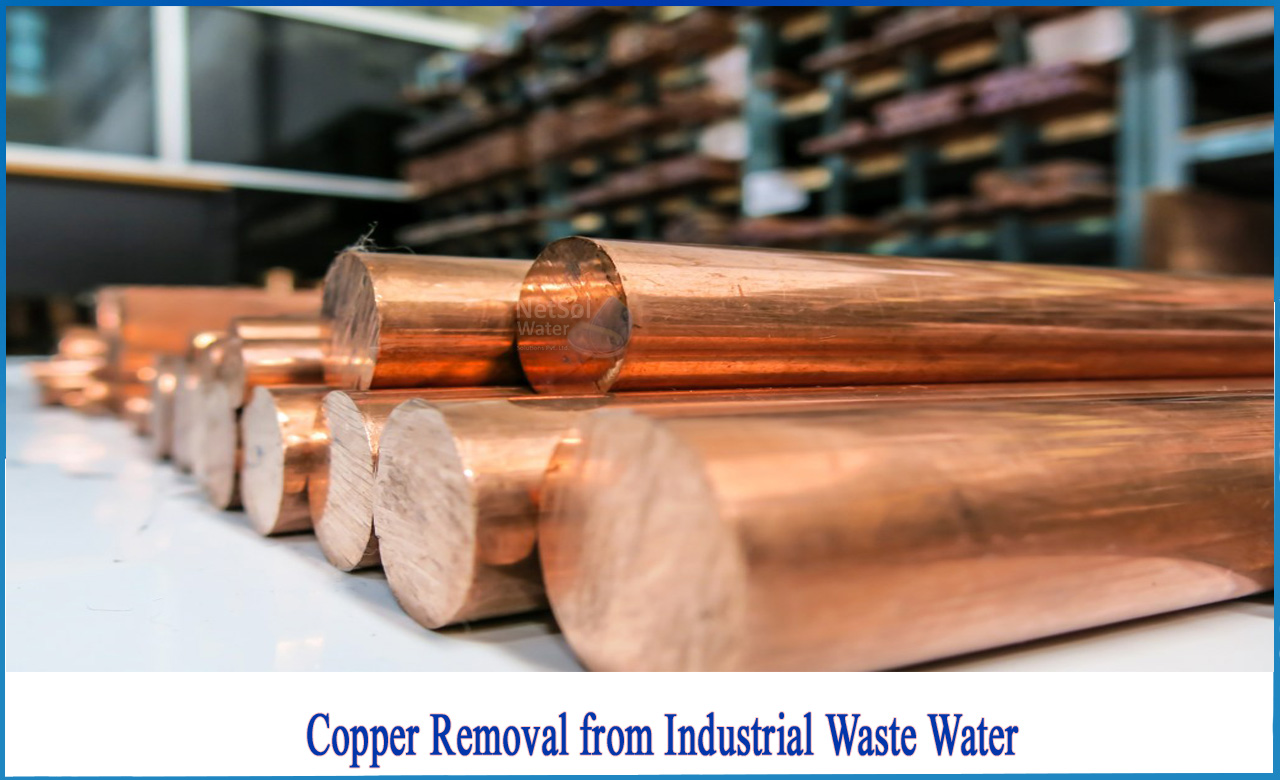 copper removal wastewater treatment, copper removal from municipal wastewater, copper in wastewater
