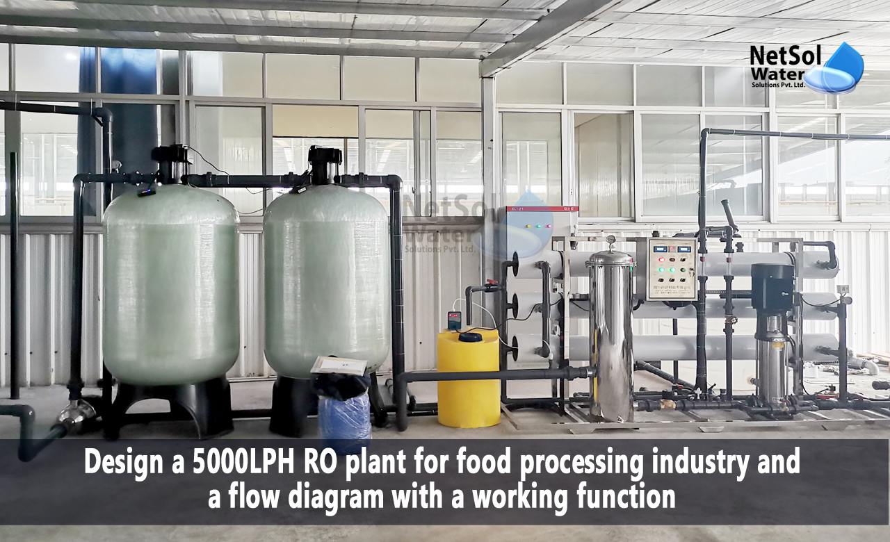 5000 lph ro plant specification, 5000 lph mineral water plant cost, 5000LPH RO plant for the food processing industry