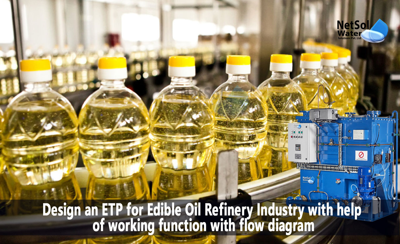 edible oil refinery project, Design an ETP for Edible Oil Refinery Industry, oil industry wastewater treatment