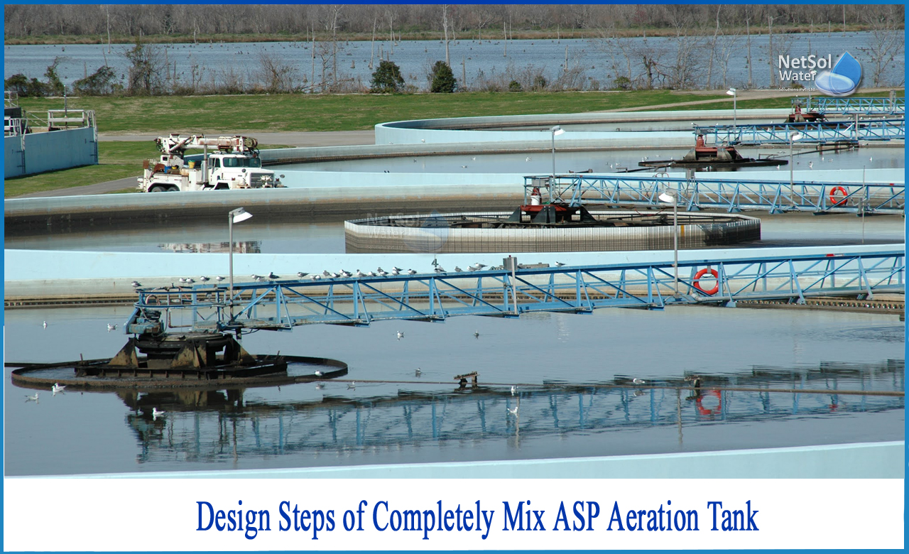 aeration tank design calculation, activated sludge process design calculation, anoxic tank design calculation