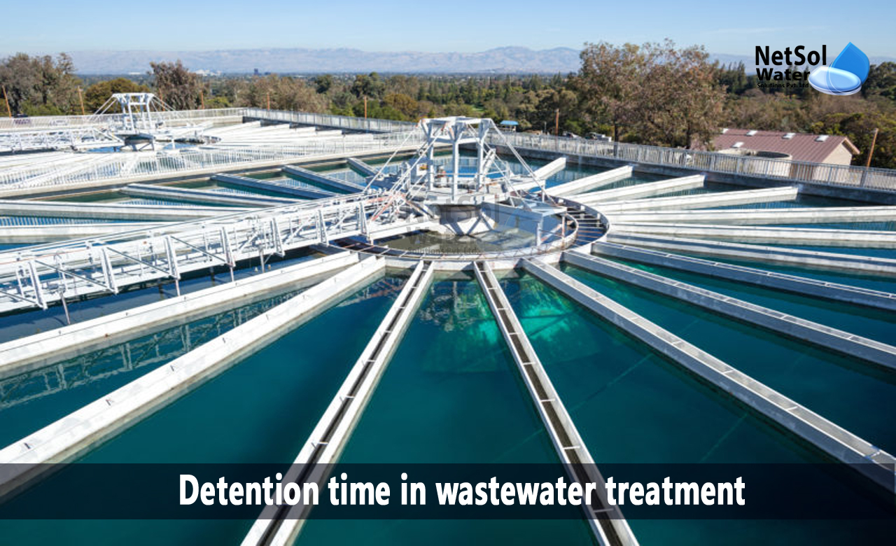 detention time vs retention time, Detention time in wastewater treatment, what is detention time in sedimentation tank
