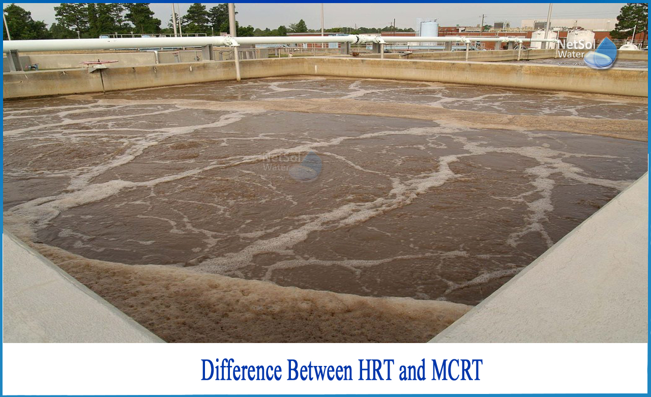hydraulic retention time formula, mean cell residence time formula, hydraulic retention time in activated sludge process