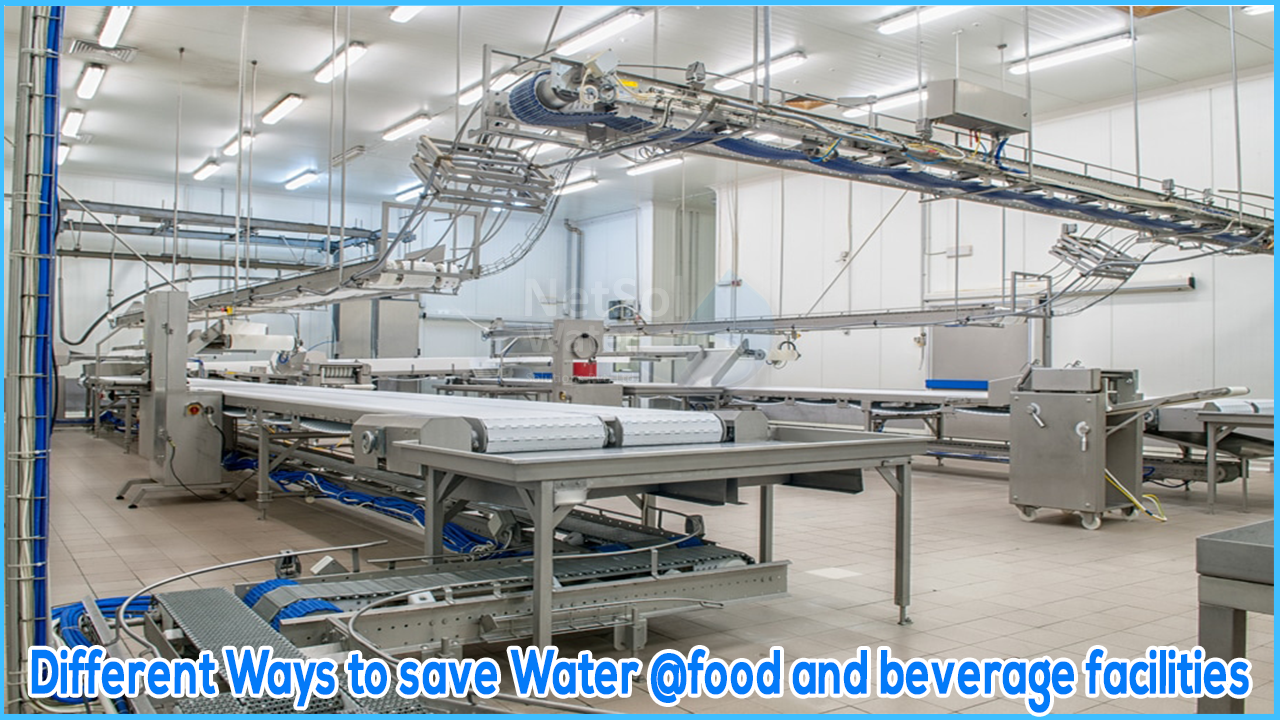 How food and beverage facilities can save water usage in India?