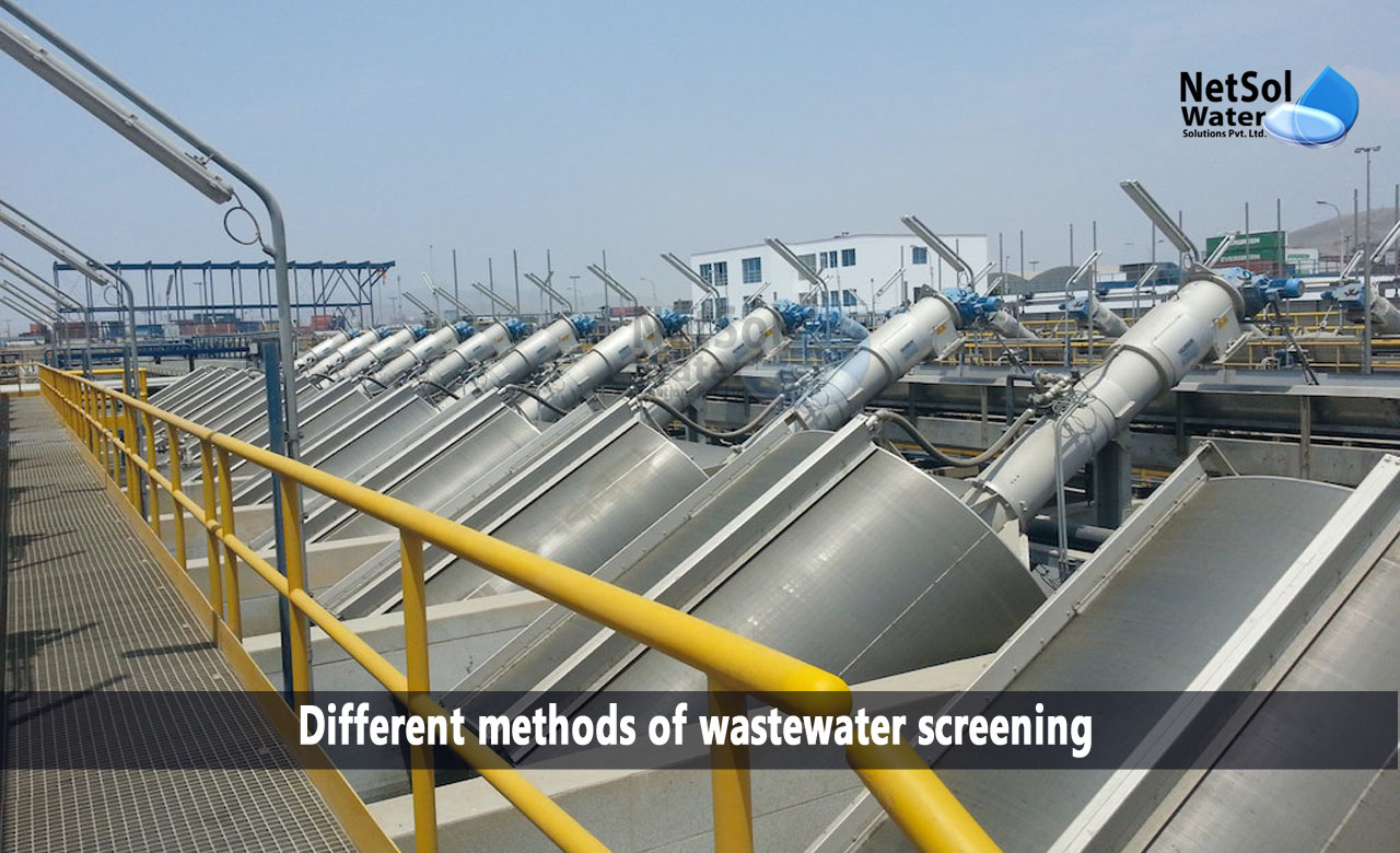 Features of rotating drum screens, Screw screen filter characteristics, Benefits of wastewater screenin