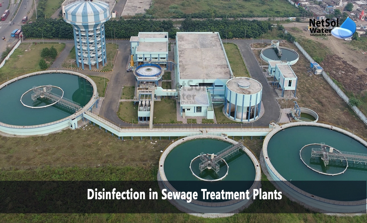 How do you disinfect wastewater treatment plants, What are the 3 most common ways to disinfect water in a treatment plant, Disinfection in Sewage Treatment Plants
