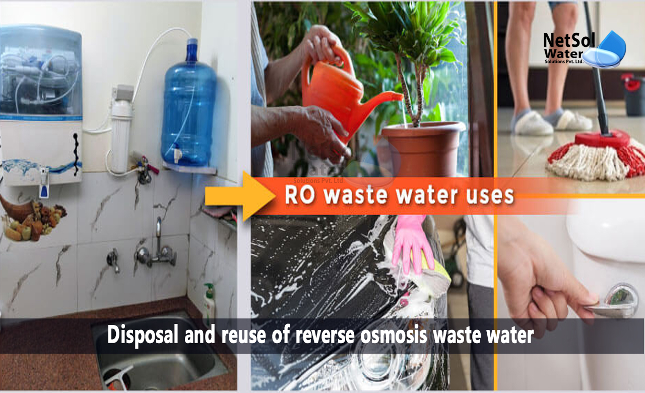 How to disposal and reuse of reverse osmosis waste water