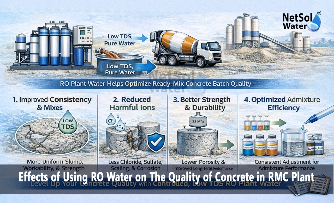 Effects of Using RO Water on The Quality of Concrete in RMC Plant