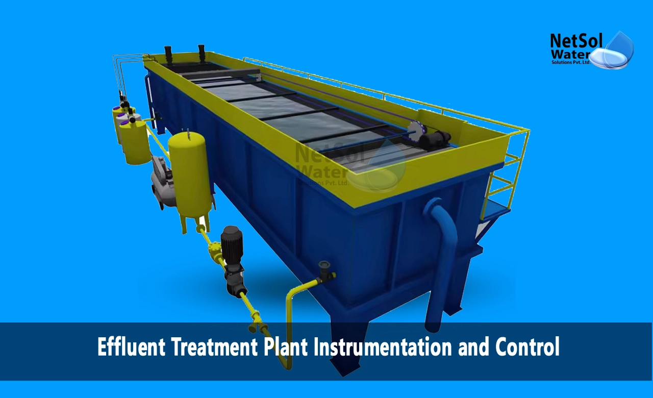 What are the instruments used in water treatment plant, What is the working principle of ETP plant, Effluent Treatment Plant Instrumentation and Control