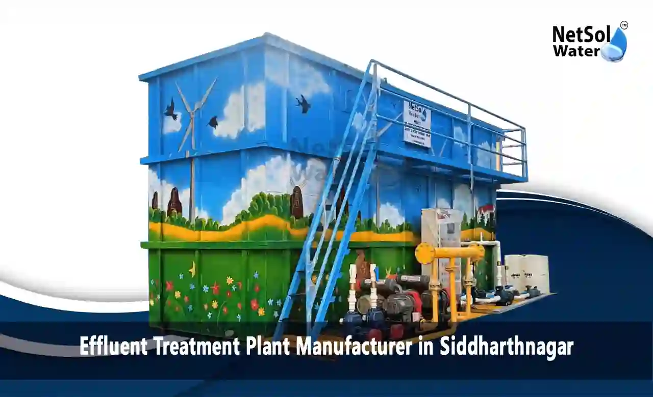 ETP manufacturer Siddharthnagar, effluent treatment plant UP, industrial wastewater treatment Siddharthnagar, UPPCB compliant ETP