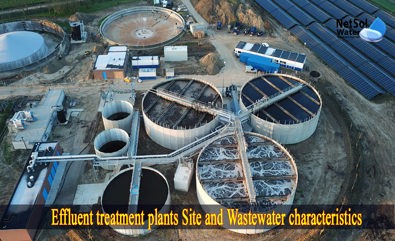 biological characteristics of wastewater, composition of wastewater, Wastewater characteristics