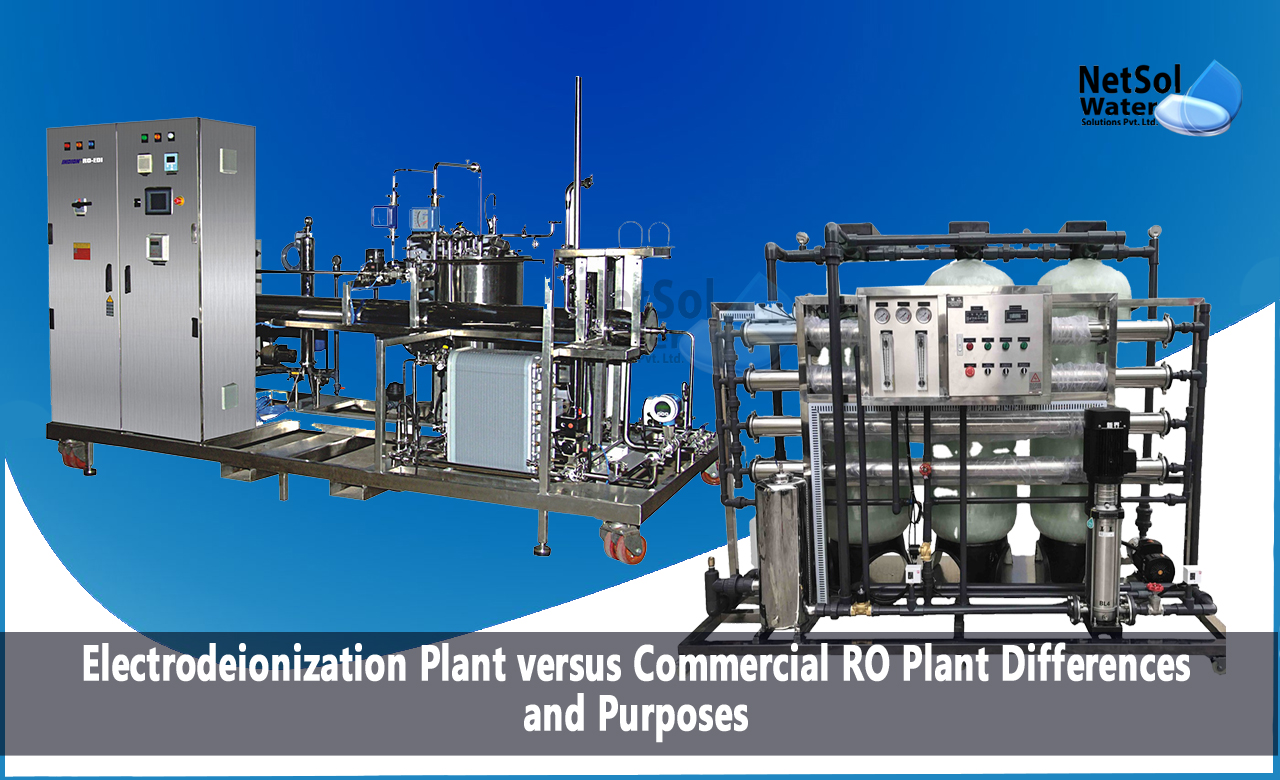 What is the difference between EDI (Electrodeionization) Plant and Commercial RO Plant, How are EDI Plants beneficial