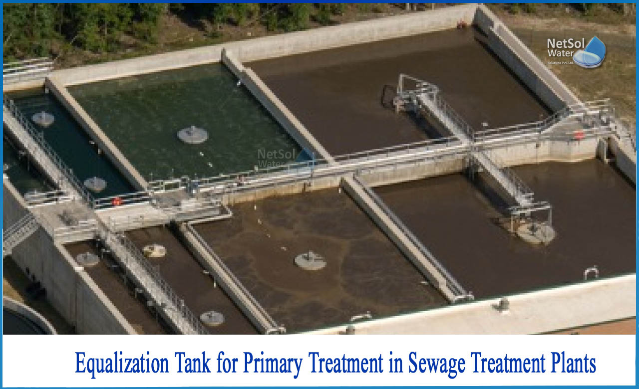 equalization tank in wastewater treatment, design of equalization tank in wastewater treatment, what is equalization in wastewater treatment