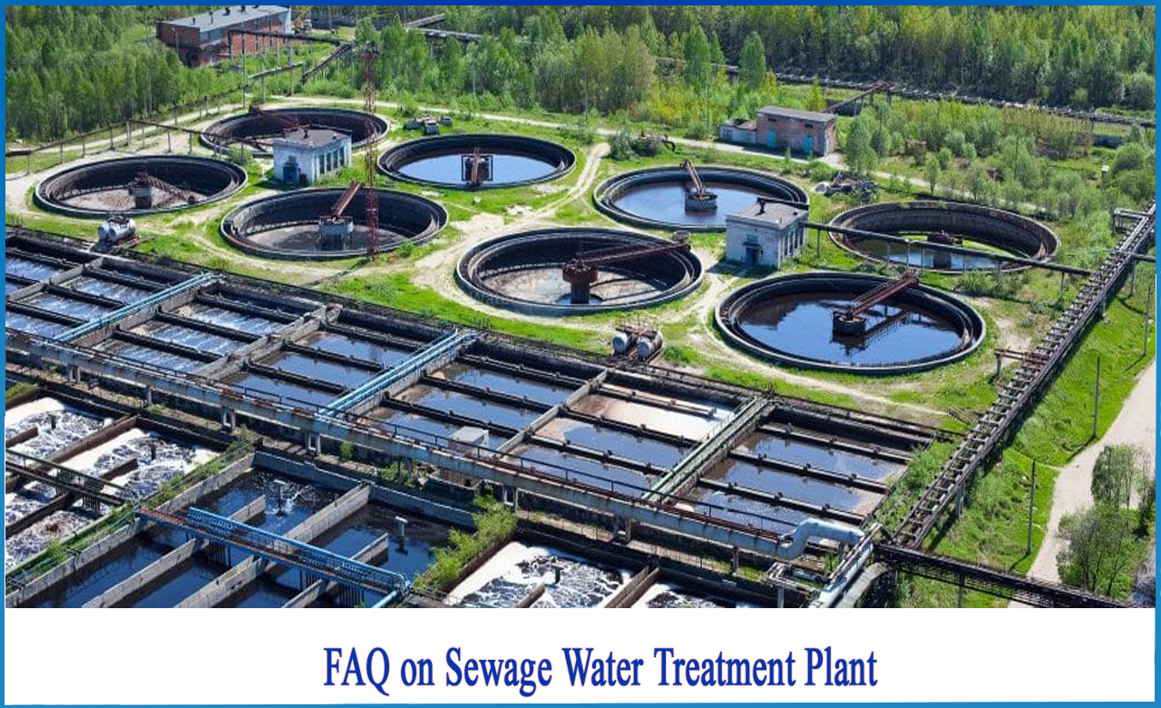 wastewater treatment questions and answers, safe distance from sewage treatment plant, sewage treatment plant maintenance