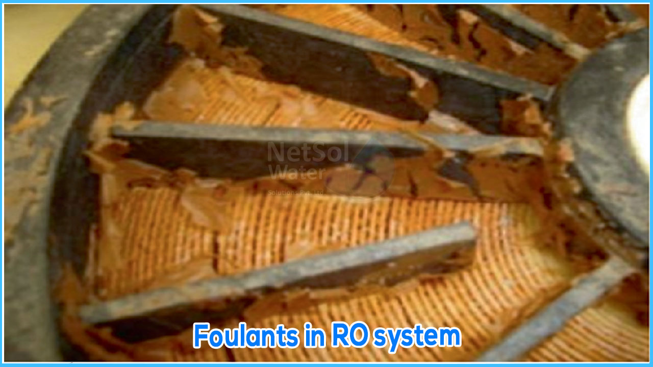 What is fouling in water treatment, Foulants in RO system