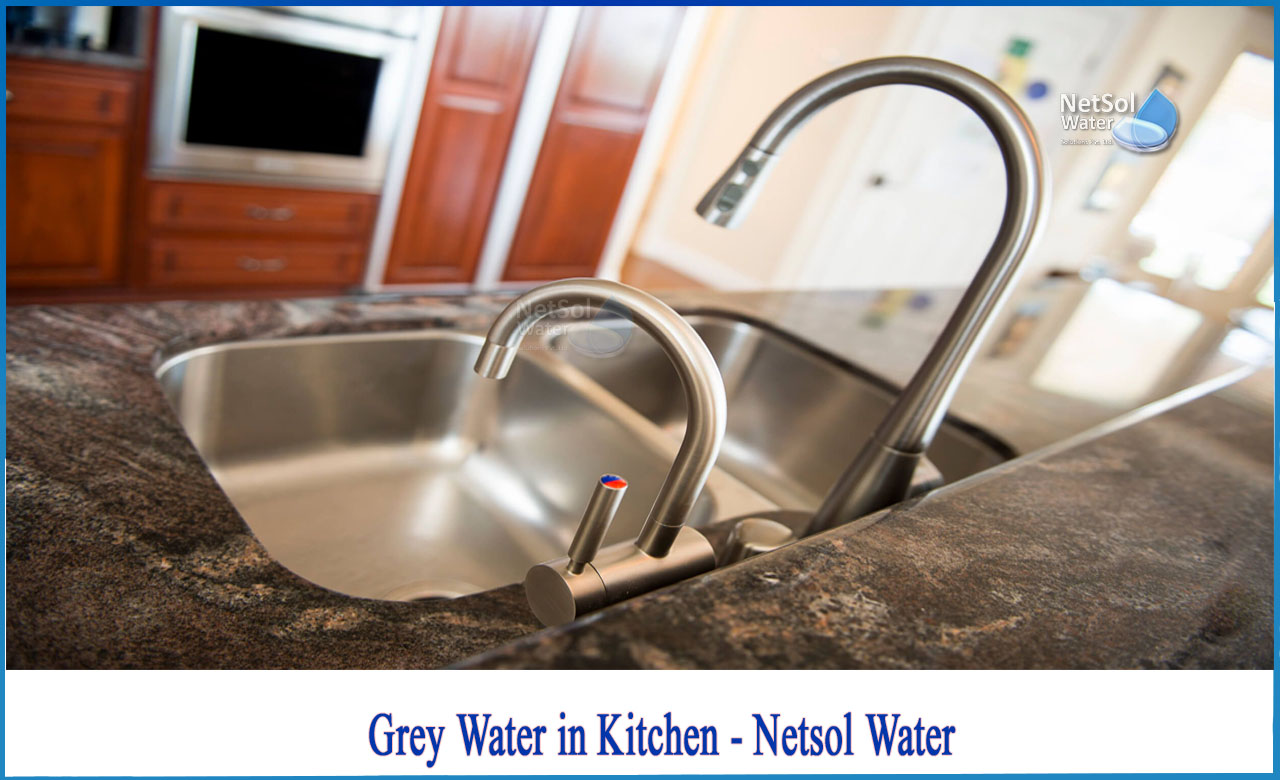 is kitchen sink water grey or black, waste water from kitchen is called, how to use kitchen waste water for gardening